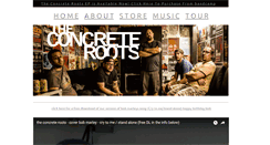 Desktop Screenshot of concreterootsmusic.com